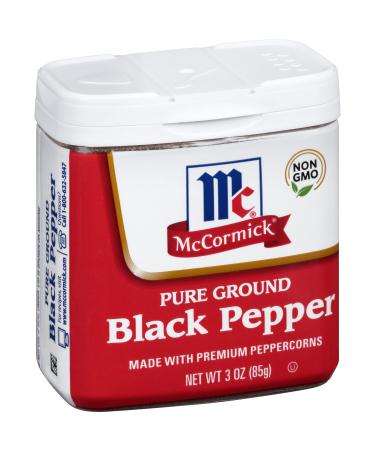 McCormick Pure Ground Black Pepper Bonus Pack, 4 oz