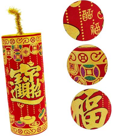 Alipis 1pc Chinese New Year Decoration Car Decor Car Trim Front Door Sitting on The Flannel Red Red 18x6cm - Buy Online on SooperMarket.com