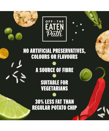 Off the Eaten Path Sour Cream & Pepper Bean Sticks 100g - Crunchy Snack with a Tangy Twist - Buy Online on SooperMarket.com