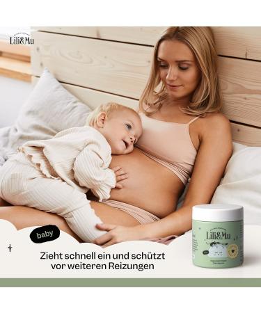 Lili & Mu Wound Protection Cream | Baby Zinc Cream for Diaper Rash | Natural Moisturizing Baby Care with Panthenol & Shea Butter | 75ml - Buy Online on SooperMarket.com