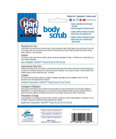 HartFelt Exfoliating Bath Sponge 6 Pack - Shower Body Sponge for Dead Skin Removal and Exfoliating Body Wash - Buy Online on SooperMarket.com