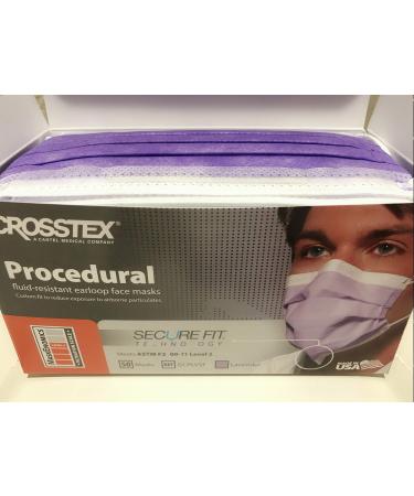 CROSSTEX Procedural Mask SecureFit Lavender GCPLVSF