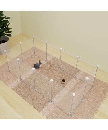 HOMICKER Pet Playpen: Portable Small Animals Fence for Guinea Pigs, Bunny, Ferrets, Hamsters, Puppies and more - Buy Online on SooperMarket.com