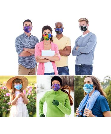 Individually Wrapped Tie Dye Disposable Face Masks - Breathable Design - Buy Online on SooperMarket.com