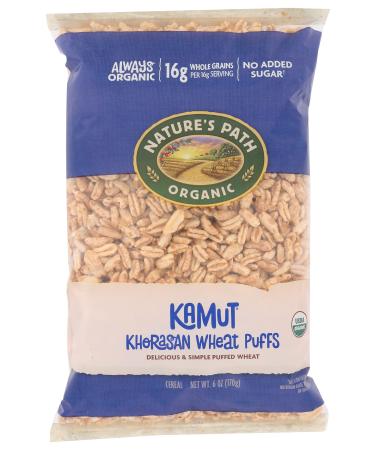 Natures Path, Cereal Kamut Puffs Organic, 6 Ounce