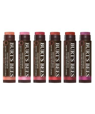 Burt's Bees Pink Blossom Tinted Lip Balm with Shea Butter - 100% Natural & Moisturizing | 1 Tube - Buy Online on SooperMarket.com