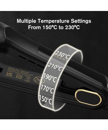 Terviiix 24K Titanium Wide Hair Crimper Crimping Iron for Hair Crimper Hair Iron for Textured Crimps and Volume Hair Volumizing Iron for Thin Fine Hair Dual Voltage Auto Off 1-1/2 Inch 1 1/2'' - Buy Online on SooperMarket.com