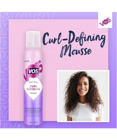 VO5 Curl Defining Mousse 200ml - Define and Enhance Your Curls - Buy Online on SooperMarket.com