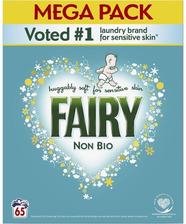 65 Washes Fairy Non Bio Washing Powder for Sensitive Skin 4.225kg - Buy Online on SooperMarket.com