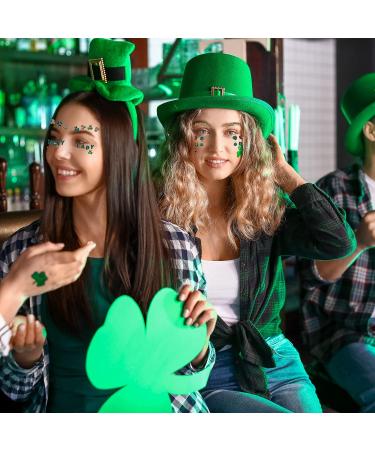 St. Patrick's Day Face Jewels & Gems Set - Glitter Rhinestones & Temporary Tattoos for Rave, Henna & Parties - Buy Online on SooperMarket.com