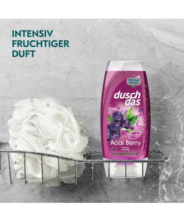 Buy Duschdas Acai Berry Shower Gel - 6 x 225 ml | Refreshing Energy Formula for Daily Invigoration - Buy Online on SooperMarket.com