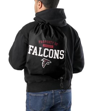 Atlanta Falcons NFL Property Of Drawstring Backpack - Official Team Gear - Buy Online on SooperMarket.com