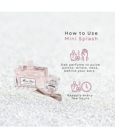Miss Dior Eau de Parfum Mini Splash for Women 0.17 Ounce - Buy Online on SooperMarket.com