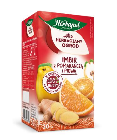 Imbir Z Pomara cz I Pigw Herbata Owocowa Naturalna Polska Herbapol