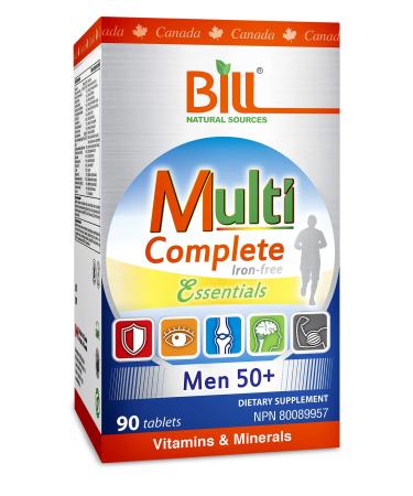 Bill Natural Sources Multi Complete Essentials for Men 50+ 90 Tablets