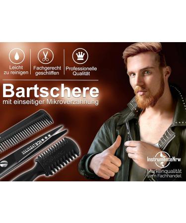 Premium Beard Care Set | Solingen Thinning & Beard Scissors 12.7 cm Hair Cutting Scissors & Comb | International Shipping Available - Buy Online on SooperMarket.com