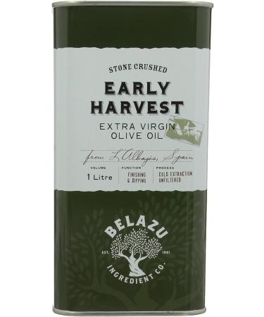 Belazu Early Harvest Olive Oil Tin 1L - Premium Quality 1L Tin - Buy Online on SooperMarket.com