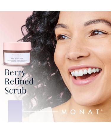 Buy MONAT Berry Refined Scrub - Exfoliating Mask with AHAs & Cranberry Seeds | Perfect Skin Brightening | 87ml - Buy Online on SooperMarket.com