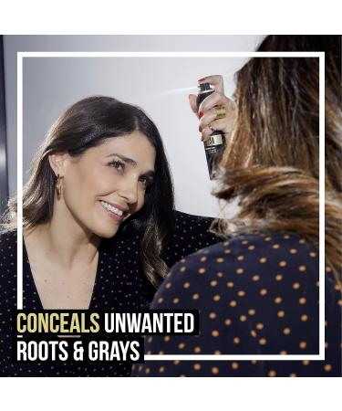 TRESemm Root Touch-Up Light Brown Hair Temporary Hair Color Ammonia-free Peroxide-free Root Cover Up Spray 2.5 oz (Pack of 2) Light Brown 2.5 Ounce (Pack of 2) - Buy Online on SooperMarket.com