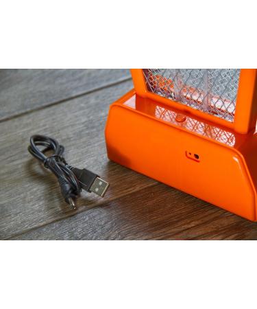 SE MP-BZR-OR 11-1/2" Orange Rechargeable UV Hanging/Standing Bug Zapper - Buy Online on SooperMarket.com