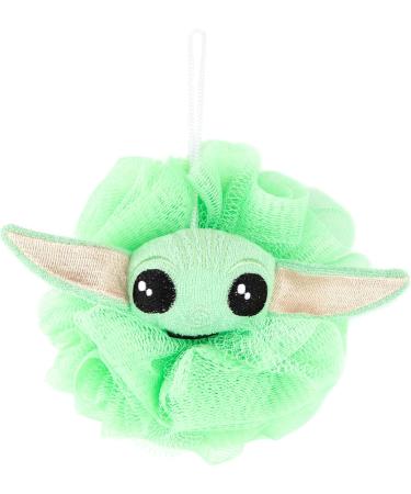 Star Wars The Mandalorian Grogu Loofah Set - 2 Piece Baby Yoda Bath & Shower Scrubber Sponge for Kids - Green - Buy Online on SooperMarket.com