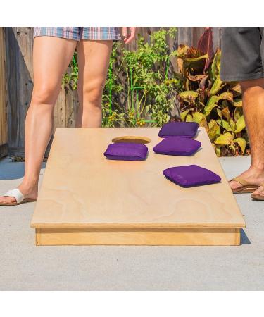 GoSports Tournament Cornhole Bags - Purple - Dual Sided Stop & Slide Bean Bags - Buy Online on SooperMarket.com