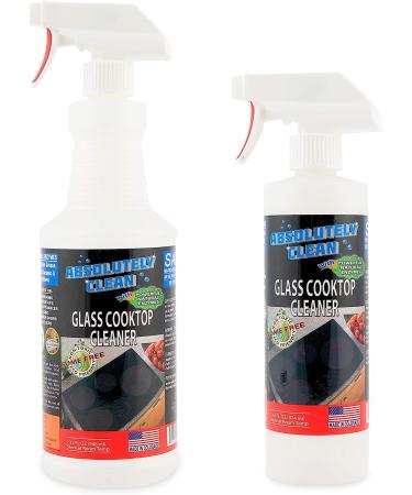 Absolutely Clean Ceramic & Glasstop Oven Cleaner - Fume-Free, Scratch-Free, Streak-Free - Powerful Natural Enzymes - USA Made (16 oz) - Buy Online on SooperMarket.com