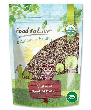 Organic Super Grains Blend, 12 Ounces  A Mix of Millet, Buckwheat, Red and White Quinoa. Non-GMO, Non-Irradiated, Vegan Superfood, Bulk 0.75 Pounds