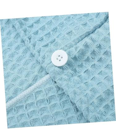 Cabilock Quick Drying Shower Cap Shower Cap Large Hair Cap Towel Turban Shower Essentials for Women Turbans for Women Bath Shower Cap Hair Drying Towel Quick Drying Bath Cap Head Bath Cap Blue 65.00X25.00X0.50CM - Buy Online on SooperMarket.com