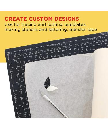 Custom Shop 6 x 30' Semi-Transparent Masking Film Roll for Artists, Airbrush Graphics, Automotive - Stencil Making & Design Transfer - Buy Online on SooperMarket.com