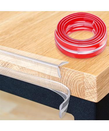 Baby Proofing Edge Protector for Baby 4.92 ft Corner Protector Baby Proof Desk Edge Protector with Upgraded Pre-Taped Strong Adhesive Kids Safety Corner Guards Child Proof Corner Bumper 0.40.4in width(4.92ft length)