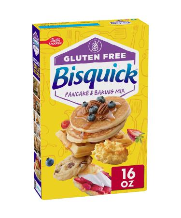 Betty Crocker Bisquick Pancake & Baking Mix, Gluten Free, 16 oz (Pack of 6)