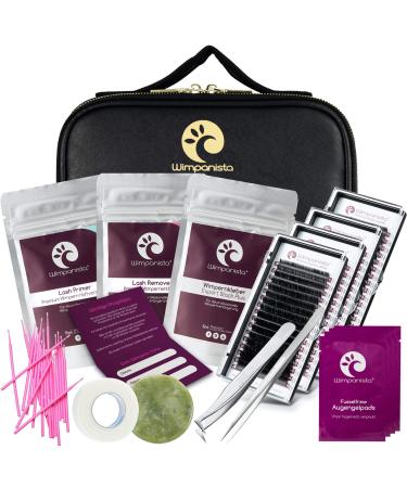 Wimpanista 15-piece eyelash extension set for volume technique