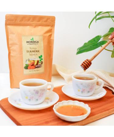 Moringa Mantra Moringa Turmeric Herbal Tea Infusion 50 Enveloped Tea Bags Organically Grown Moringa - Buy Online on SooperMarket.com