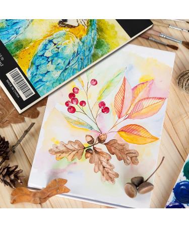 MUJINHUA Watercolor Paper 140lb 6.1X8.7 - 20 Sheets, Cold-Pressed, Acid-Free | Ideal for Watercolor Painting, Wet Media, Sketchbook | Textured Paper for Kids & Beginners - Buy Online on SooperMarket.com
