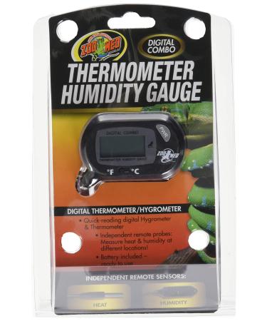Zoo Med Labs Digital Thermometer Humidity Gauge Single (TH-31)