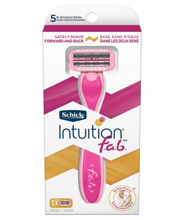 Schick Intuition F.A.B. Razor Razor and 1 Refill 1 Count (Pack of 1)