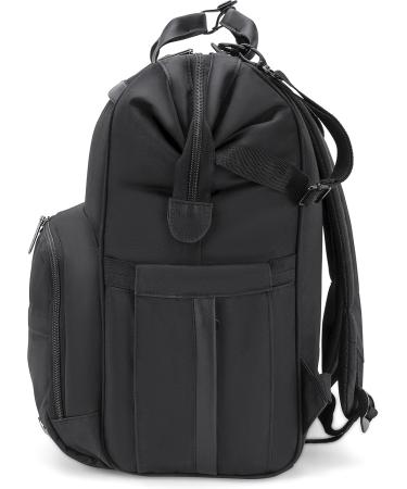 Osann Diaper Backpack - Large Capacity Black Oxford | Ultimate Storage + Phone Port - Buy Online on SooperMarket.com