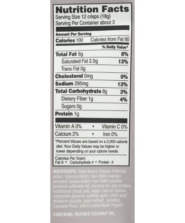 Buy PARMCRISPS Plant Based Cracked Black Pepper Crisps - 1.75 OZ | Healthy Snack Alternative - Buy Online on SooperMarket.com