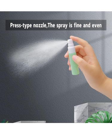 Buy PXYELEC 10ml Green Glass Spray Bottles - Refillable Atomizer Set with 10 Trophies for Perfumes & Essential Oils - Ideal for Travel & Dosage - Buy Online on SooperMarket.com