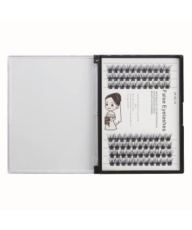 Bodermincer 84 Cluster D Curl Natural Style Eyelashes 12MM - Professional Makeup Fake False Eyelashes - Buy Online on SooperMarket.com