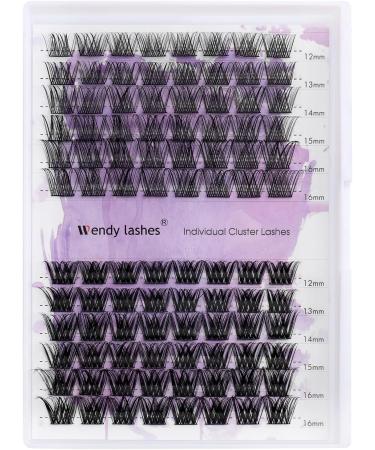 Individual Eyelashes Cluster 0.07mm D Curl 12-16mm Mixed | Soft & Wispy DIY Lash Extensions - Buy Online on SooperMarket.com