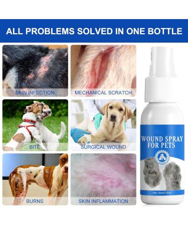 30ml Dog Cat Spray Bandage Plasters Pet Kitten Puppy Wound Healing Liquid Spray Waterproof Breathable Pet Supplies Pet Wound Spray For Cats Pet Wound Spray For Dogs Pet Wound Spray No Lick - Buy Online on SooperMarket.com