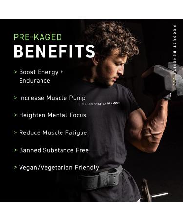 KAGED MUSCLE Pre Workout Powder for Men & Women - Intense Energy, Focus & Pumps - Fruit Punch Flavor - 20 Servings - Buy Online on SooperMarket.com