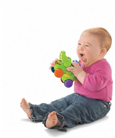 Fisher Toys Amazing Animals Press and Go Gator | Fun Infant Toy for Toddlers 6-36 Months - International Shipping Available - Buy Online on SooperMarket.com