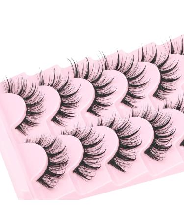 Shop Geeneiya Manga Lashes - Natural Look 3D Spiky Thick False Eyelashes for Anime Cosplay & Korean Makeup | International Shipping - Buy Online on SooperMarket.com
