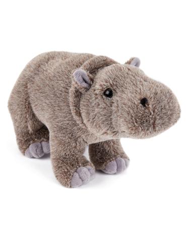 Zappi Co Plush Children's Stuffed Soft Cuddly Plush Toy-Part of Safari Animals Collection Perfect for Kids (22cm Depth)(Pygmy Hippo)