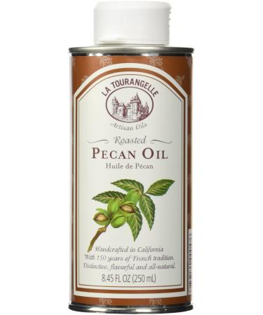 La Tourangelle Roasted Pecan Oil for Cooking, Baking, Butter Substitute, Pasta, Vinaigrettes, Stir Fry, 8.45 Fl Oz