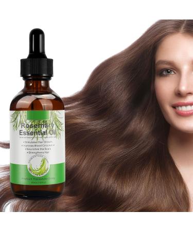 100% Pure Rosemary Oil for Hair & Scalp - Natural Hair Growth & Nourishing Aromatherapy (120ml 2 Pack) - Buy Online on SooperMarket.com