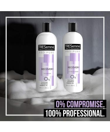 TRESemm Damage Recovery Conditioner for Damaged Hair, 16 oz - Pack of 4 | Silicone-Free & Clean Formula - Buy Online on SooperMarket.com